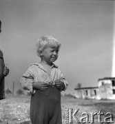 lata 50., Wilczków, Polska
Płaczące dziecko
Fot. Irena Jarosińska, zbiory Ośrodka KARTA