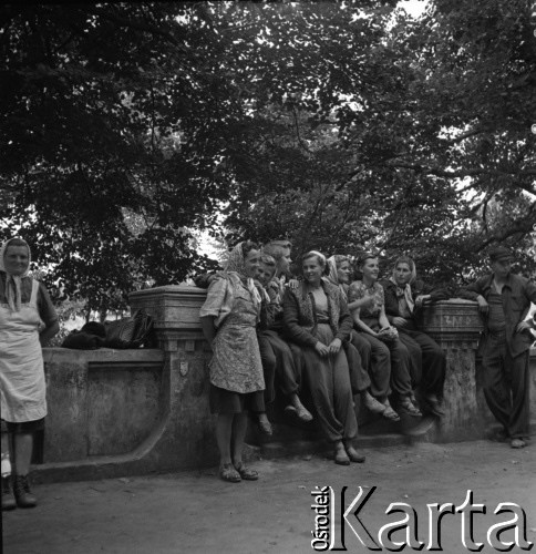 lata 50., Olszewka, Polska
Brygada polowa
Fot. Irena Jarosińska, zbiory Ośrodka KARTA