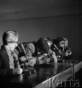 1954, Owidz, Polska
Bracia Osnowscy z Kokoszków w szkole.
Fot. Irena Jarosińska, zbiory Ośrodka KARTA