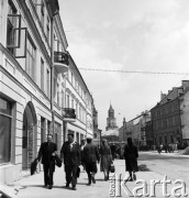 30.06.1954, Lublin, Polska
Ulica Krakowskie Przedmieście.
Fot. Irena Jarosińska, zbiory Ośrodka KARTA