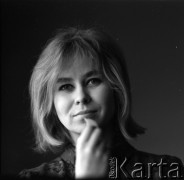 1967, Polska.
Aktorka Joanna Szczerbic.
Fot. Irena Jarosińska, zbiory Ośrodka KARTA
