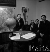 1967, Warszawa, Polska.
Uczestnicy rejsu jachtem 