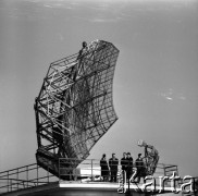 1967, Warszawa, Polska.
Radiolokator Avia B, opracowany przez specjalistów z Przemysłowego Instytutu Telekomunikacji.
Fot. Irena Jarosińska, zbiory Fundacji Ośrodka KARTA