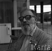 29.08-05.09.1975, Kraków, Polska.
Międzynarodowa Konferencja Etniczna, n/z Franciszek Józef Kapeliński, polski prawnik emigracyjny.
Fot. Irena Jarosińska, zbiory Ośrodka KARTA