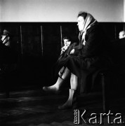 Lata 50. lub 60., Warszawa, Polska.
Rozprawa sądowa.
Fot. Irena Jarosińska, zbiory Ośrodka KARTA