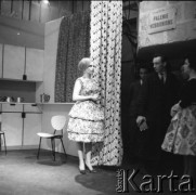Marzec 1960, Warszawa, Polska.
Teatr Sensacji 