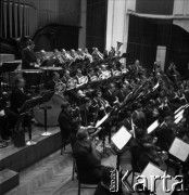 1958, Warszawa, Polska.
Koncert orkiestry Filharmonii Narodowej.
Fot. , zbiory Fundacji Ośrodka KARTA