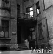 Lata 60, Łódź, Polska.
Studio Opracowań Dialogowych, n/z podwórko.
Fot. Irena Jarosińska, zbiory Fundacji Ośrodka KARTA