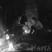 1968, Tatry, Polska.
Jaskinia Dziura.
Fot. Irena Jarosińska, zbiory Ośrodka KARTA