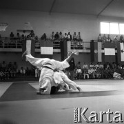 1978-1979, Warszawa, Polska.
Międzynarodowy Turniej Warszawski Judo w hali Akademii Wychowania Fizycznego.
Fot. Irena Jarosińska, zbiory Fundacji Ośrodka KARTA