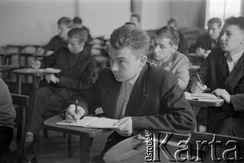 Lata 60., Szczecin, Polska.
Zajęcia na Politechnice Szczecińskiej.
Fot. Irena Jarosińska, zbiory Ośrodka KARTA
