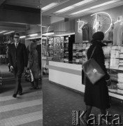 1968-1972, Nowy Targ, Polska.
Klienci w sklepie Banku PeKaO.
Fot. Irena Jarosińska, zbiory Ośrodka KARTA