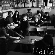 Lata 60., Warszawa, Polska.
Szkoła dla dzieci ze specjalnymi potrzebami edukacyjnymi (ówcześnie tzw. 