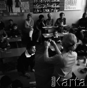 Lata 60., Warszawa, Polska.
Szkoła dla dzieci ze specjalnymi potrzebami edukacyjnymi (ówcześnie tzw. 