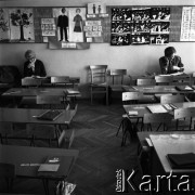 Lata 60., Warszawa, Polska.
Szkoła dla dzieci ze specjalnymi potrzebami edukacyjnymi (ówcześnie tzw. 