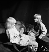 1961, Warszawa, Polska.
Casting do roli Wawrzka w filmie 