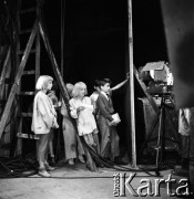 1961, Warszawa, Polska.
Casting do roli Wawrzka w filmie 