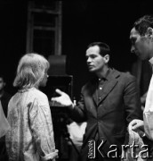 1961, Warszawa, Polska.
Casting do roli Wawrzka w filmie 