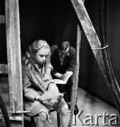 1961, Warszawa, Polska.
Casting do roli Wawrzka w filmie 