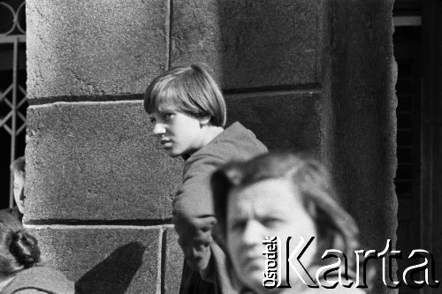 09.1959, Lądek Zdrój, woj. wrocławskie, Polska.
Plan zdjęciowy do filmu 