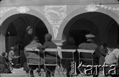 09.1959, Lądek Zdrój, woj. wrocławskie, Polska.
Plan zdjęciowy do filmu 