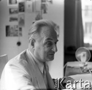 Lata 60., Warszawa, Polska.
Roman Kozłowski, paleontolog i geolog, profesor.
Fot. Irena Jarosińska, zbiory Ośrodka KARTA