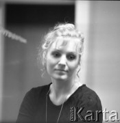 Lata 60., Polska.
Piosenkarka Anna German.
Fot. Irena Jarosińska, zbiory Ośrodka KARTA