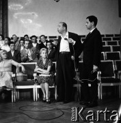 1961, Warszawa, Polska.
Realizacja programu telewizyjnego 