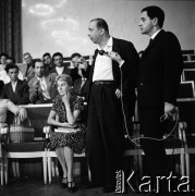 1961, Warszawa, Polska.
Realizacja programu telewizyjnego 