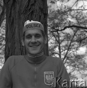 1971, Polska.
Kolarz Ryszard Szurkowski, dwukrotny zwycięzca Wyścigu Pokoju.
Fot. Irena Jarosińska, zbiory Ośrodka KARTA