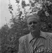 1976, Warszawa, Polska.
Architekt, urbanista profesor Adolf Ciborowski.
Fot. Irena Jarosińska, zbiory Ośrodka KARTA