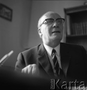 Lata 70., Polska.
Profesor Michał Gawlikowski.
Fot. Irena Jarosińska, zbiory Ośrodka KARTA