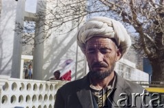 1992, Kabul, prowincja Kabul, Afganistan.
Portret mężczyzny w turbanie.
Fot. Irena Jarosińska, zbiory Ośrodka KARTA