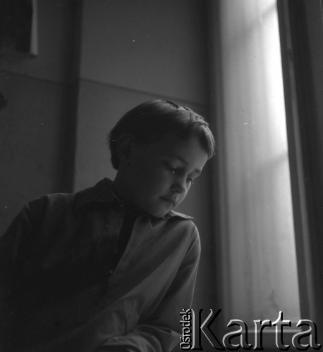 Lata 50., Polska.
Marek Jarosiński, syn fotografki Ireny Jarosińskiej.
Fot. Irena Jarosińska, zbiory Ośrodka KARTA
