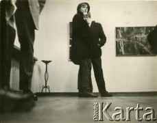 1958, Polska.
Wystawa prac Mariana Bogusza.
Fot. Irena Jarosińska, zbiory Ośrodka KARTA
