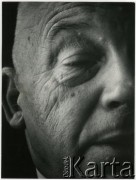 Brak daty, Polska.
Portret mężczyzny.
Fot. Irena Jarosińska, zbiory Ośrodka KARTA