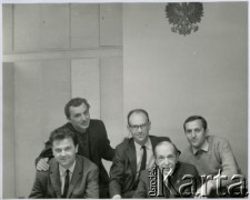 Brak daty, Polska.
Spotkanie redakcji.
Fot. Irena Jarosińska, zbiory Ośrodka KARTA