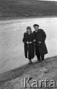 1955, Workuta, Komi ASRR, ZSRR.
Zesłańcy nad rzeką Workutą. Na zdjęciu Wanda Kiałka (z domu Cejko).
Fot. Eugeniusz Cydzik, udostępnił Eugeniusz Cydzik w ramach projektu 