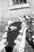1955-1957, Workuta, Komi ASRR, ZSRR.
Pogrzeb jednego z zesłańców. Trumna ze zmarłym.
Fot. Eugeniusz Cydzik, udostępnił Eugeniusz Cydzik w ramach projektu 