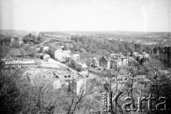 Po 1957 roku,  Lwów, Ukraina, ZSRR.
Widok na miasto z Cmentarza Łyczakowskiego. 
Fot. NN, udostępnił Eugeniusz Cydzik w ramach projektu 