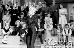 Czerwiec 1981, Zielona Góra, Polska.
Uczestniczka XVII Festiwalu Piosenki Radzieckiej.
Fot. Romuald Broniarek, zbiory Ośrodka KARTA