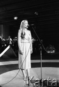Czerwiec 1983, Zielona Góra, Polska.
Występ podczas XIX Festiwalu Piosenki Radzieckiej.
Fot. Romuald Broniarek, zbiory Ośrodka KARTA