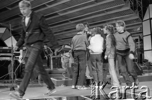1987, Zielona Góra, Polska.
XXIII Festiwal Piosenki Radzieckiej. 
Fot. Romuald Broniarek, zbiory Ośrodka KARTA