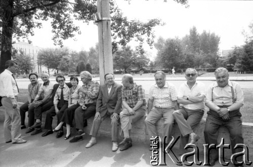 1988, Witebsk, Białoruska Socjalistyczna Republika Radziecka.
I Wszechzwiązkowy Festiwal Polskiej Piosenki.
Fot. Romuald Broniarek, zbiory Ośrodka KARTA