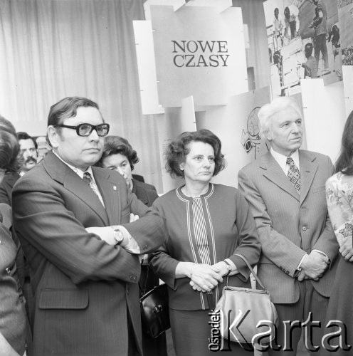 Marzec 1975, Warszawa, Polska.
Klub Międzynarodowej Prasy i Książki, obchody 25-lecia istnienia miesięcznika 