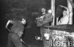 Kwiecień 1958, Wojkowice Komorne, woj. Katowice, Polska.
Kopalnia Węgla Kamiennego 