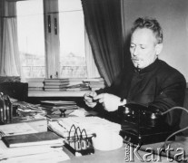 lata 50-te, brak miejsca, ZSRR
Michaił Szołochow, radziecki pisarz, laureat literackiej Nagrody Nobla za powieść 