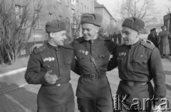 Luty 1960, Legnica, Polska.
Armia Radziecka w Polsce - żołnierze w garnizonie.
Fot. Romuald Broniarek/KARTA