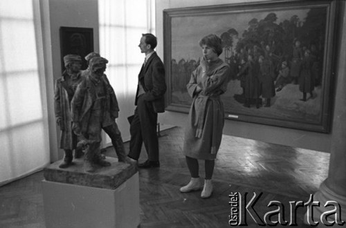 Marzec 1960, Warszawa, Polska.
Muzeum Ruchu Rewolucyjnego - wystawa pt. 