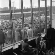 3.05.1961, Warszawa, Polska.
Dworzec Gdański, odjazd 